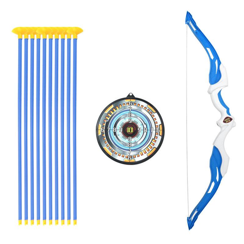 Second generation blue bow + 10 arrow + arrow target